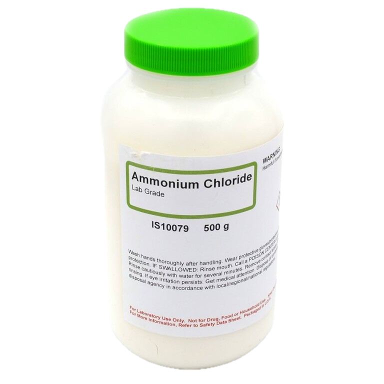 Ammonium Chloride Fine Crystals AR 500g - Image 3