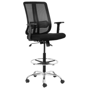 Chrome Lenny Draughtsman Chair