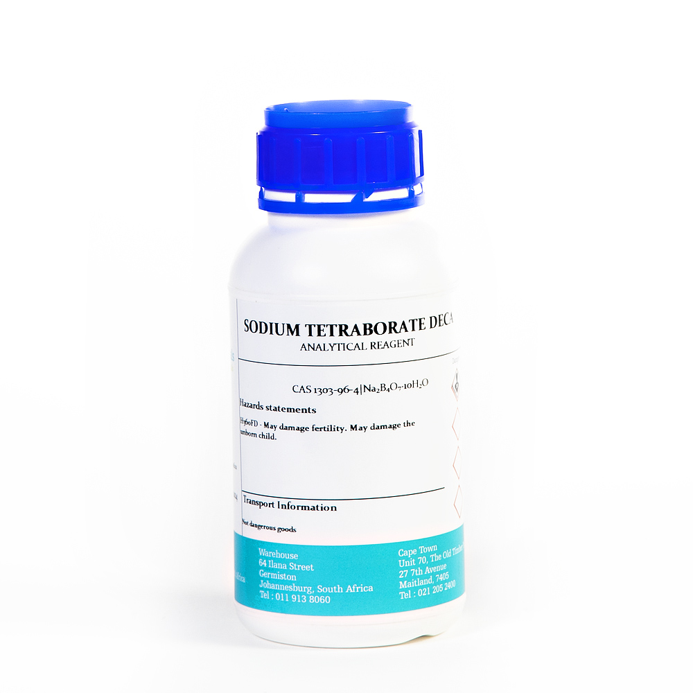 Sodium Tetraborate Decahydrate AR 500g