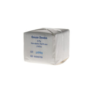 Non Woven Gauze Swabs Non Sterile 75 x 75mm 8ply 100���s