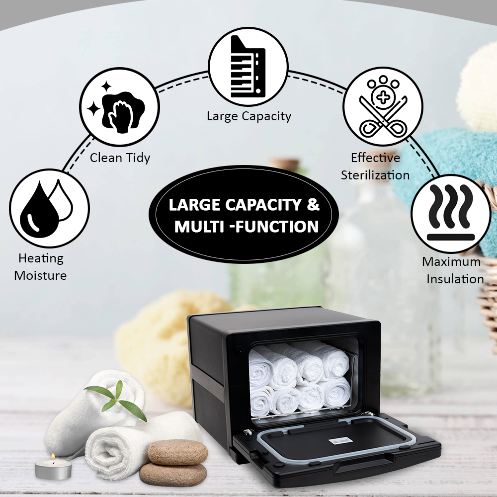 Prestige Mini Hot Cabinet & Sterilizer | Black - Image 8
