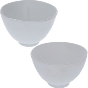 Alternative view of Soft mask mixing bowl | White